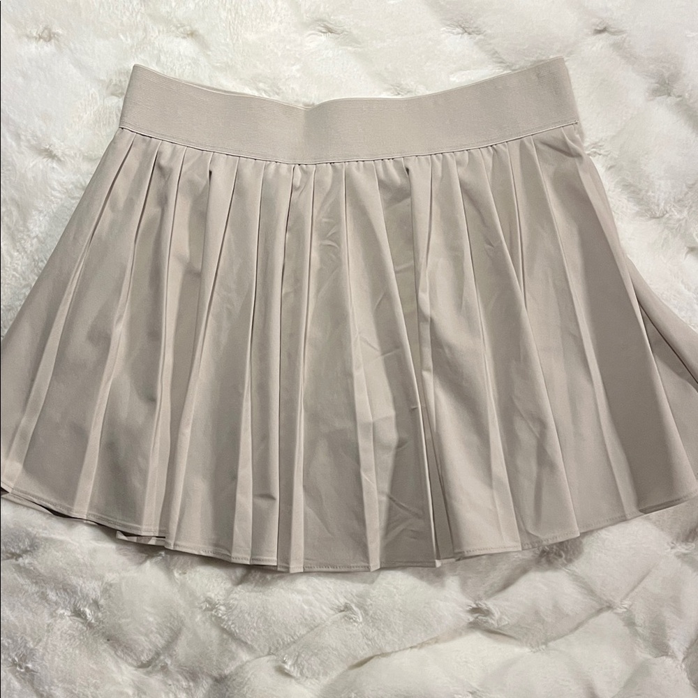 Garage Cream Skater Skirt
